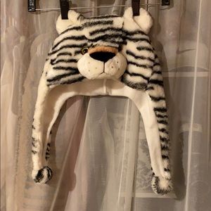 White Tiger Winter Hat